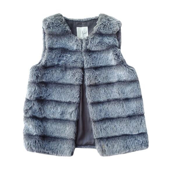 JOIE Sterling Faux Fur Vest XS Cottagecore Boho Dreamy Soft Fall Layering Piece - Picture 6 of 11